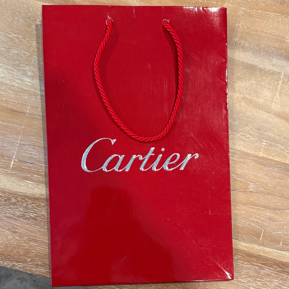 Cartier Luxury Red Gift Bag